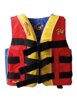 Base Vattenskidväst junior röd/gul/grön str. xxs 40-50 kg